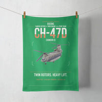 Thumbnail for Boeing CH-47D design on green towel