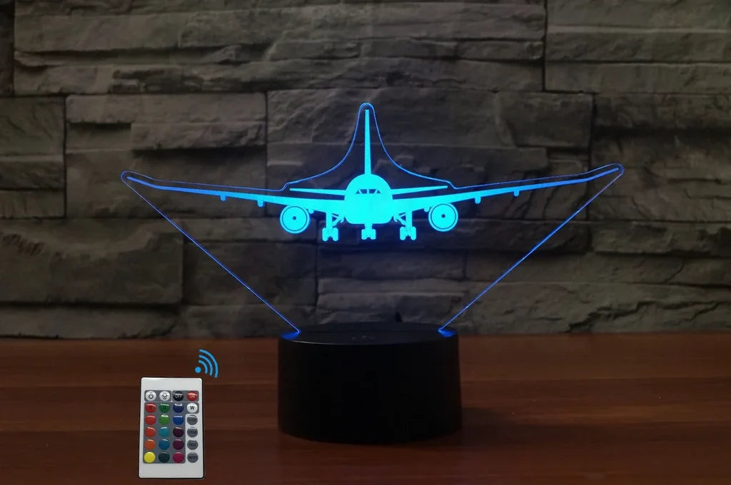 Customisable Boeing 787 3D Lamp - view 9