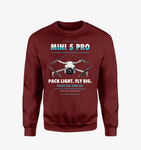 Thumbnail for DJI Mini 5 Pro design on wine red sweatshirt