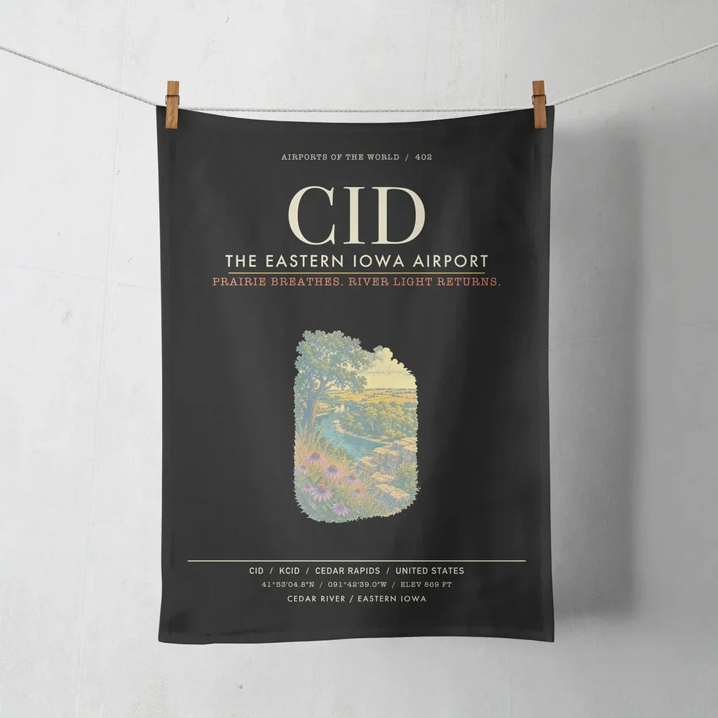 The Eastern Iowa Airport Cedar Rapids CID - Black