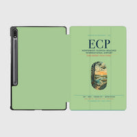 Thumbnail for Northwest Florida Beaches International Airport (ECP) design on light green samsung tablet tablet case