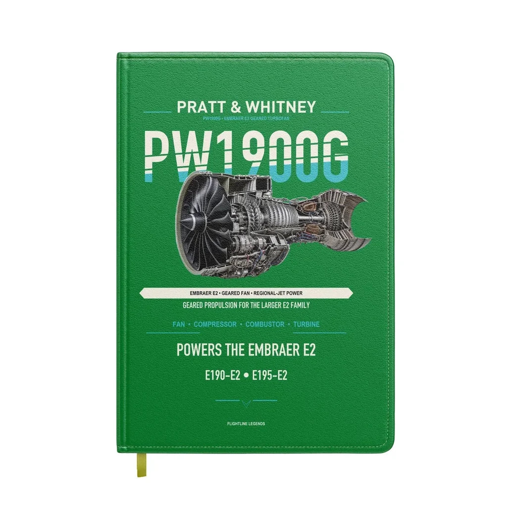 PW1900G design on green notebook