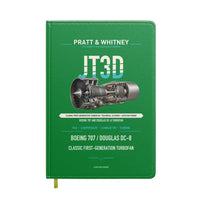 Thumbnail for JT3D design on green notebook