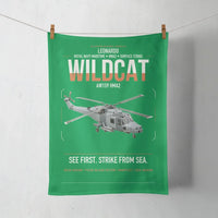 Thumbnail for Leonardo AW159 Wildcat HMA2 design on green towel