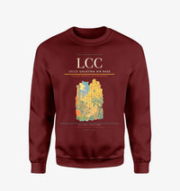 Thumbnail for Lecce Galatina Air Base (LCC) design on wine red sweatshirt