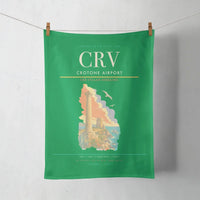 Thumbnail for Crotone Airport (CRV) design on green towel