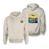 Thumbnail for VINTAGE G4395 - The Night Circuit Practice - Double-Side Hoodie design on khaki double side