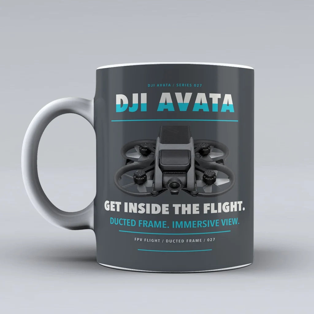 Avata Mug design on gray dji