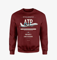 Thumbnail for British Aerospace ATP design on wine red sweatshirt