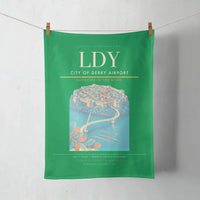 Thumbnail for City of Derry Airport (LDY) design on green towel