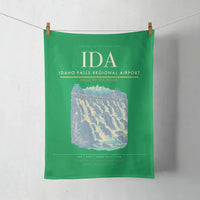 Thumbnail for Idaho Falls Regional Airport (IDA) design on green towel