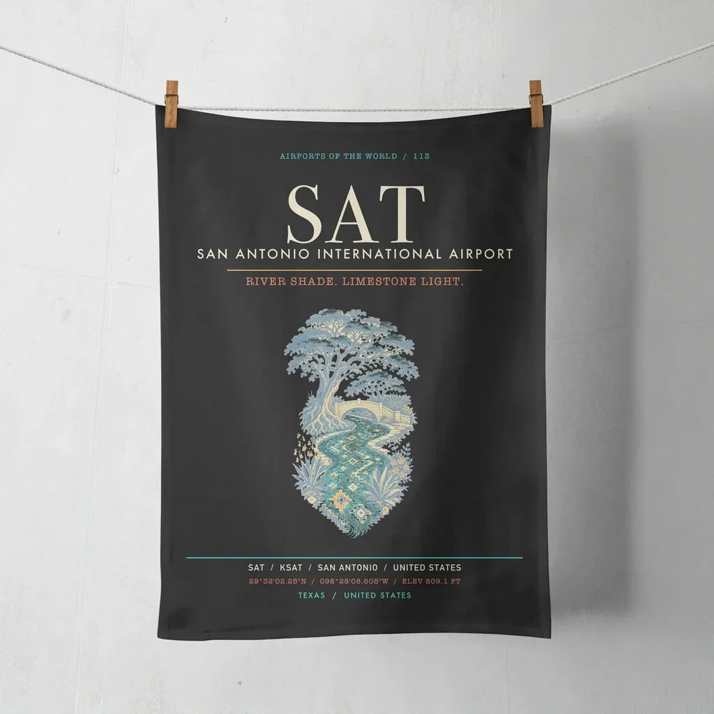 San Antonio International Airport SAT - Black
