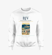 Thumbnail for Milas-Bodrum Airport BJV Sweatshirt - White