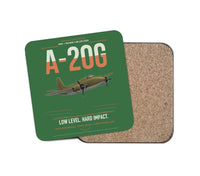 Thumbnail for A-20G Havoc design on green 1 piece coaster