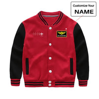 Thumbnail for Aviation Heartbeats Baseball Jacket - view 9