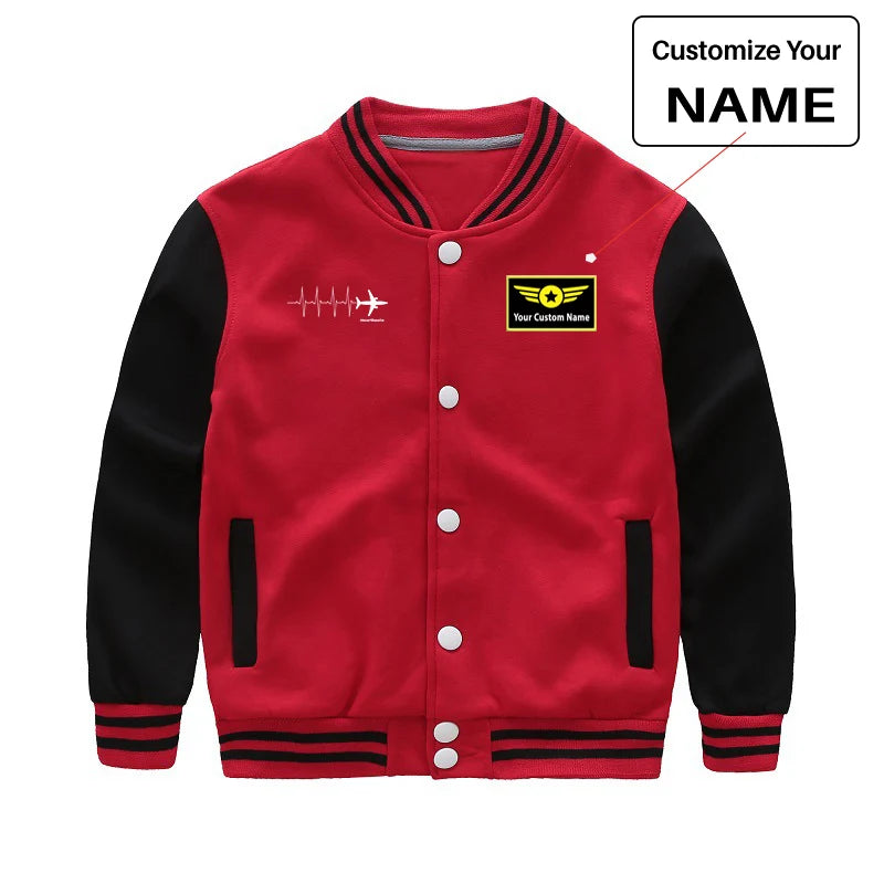 Aviation Heartbeats Baseball Jacket - view 9