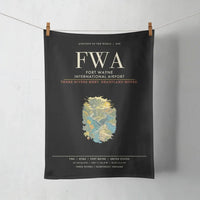 Thumbnail for Fort Wayne International Airport FWA - Black