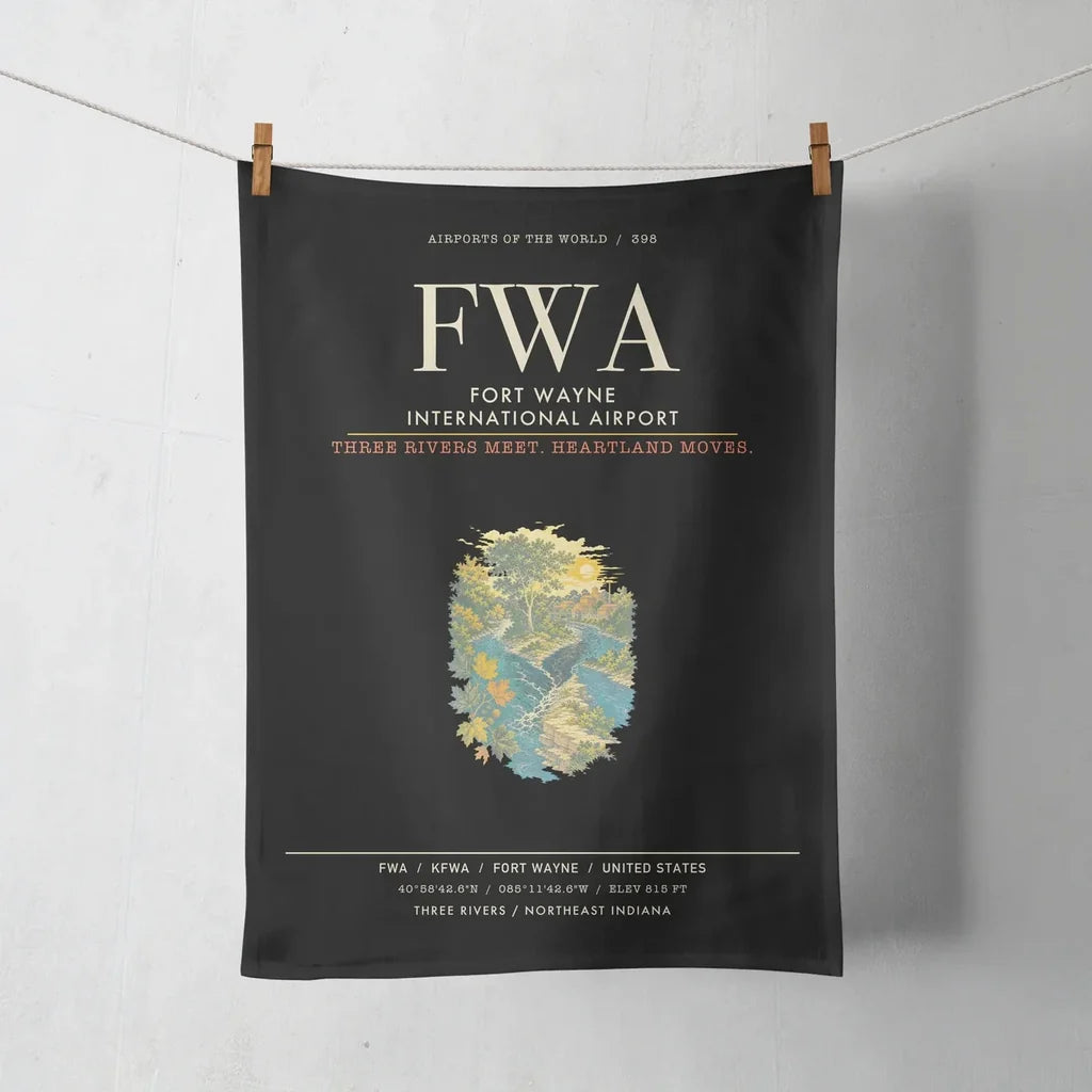 Fort Wayne International Airport FWA - Black