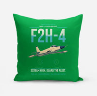 Thumbnail for F2H-4 Banshee design on green pillow