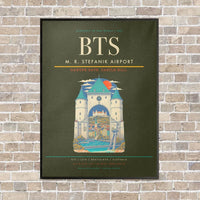 Thumbnail for M. R. Stefanik Airport BTS - Canvas Framed - Green Army