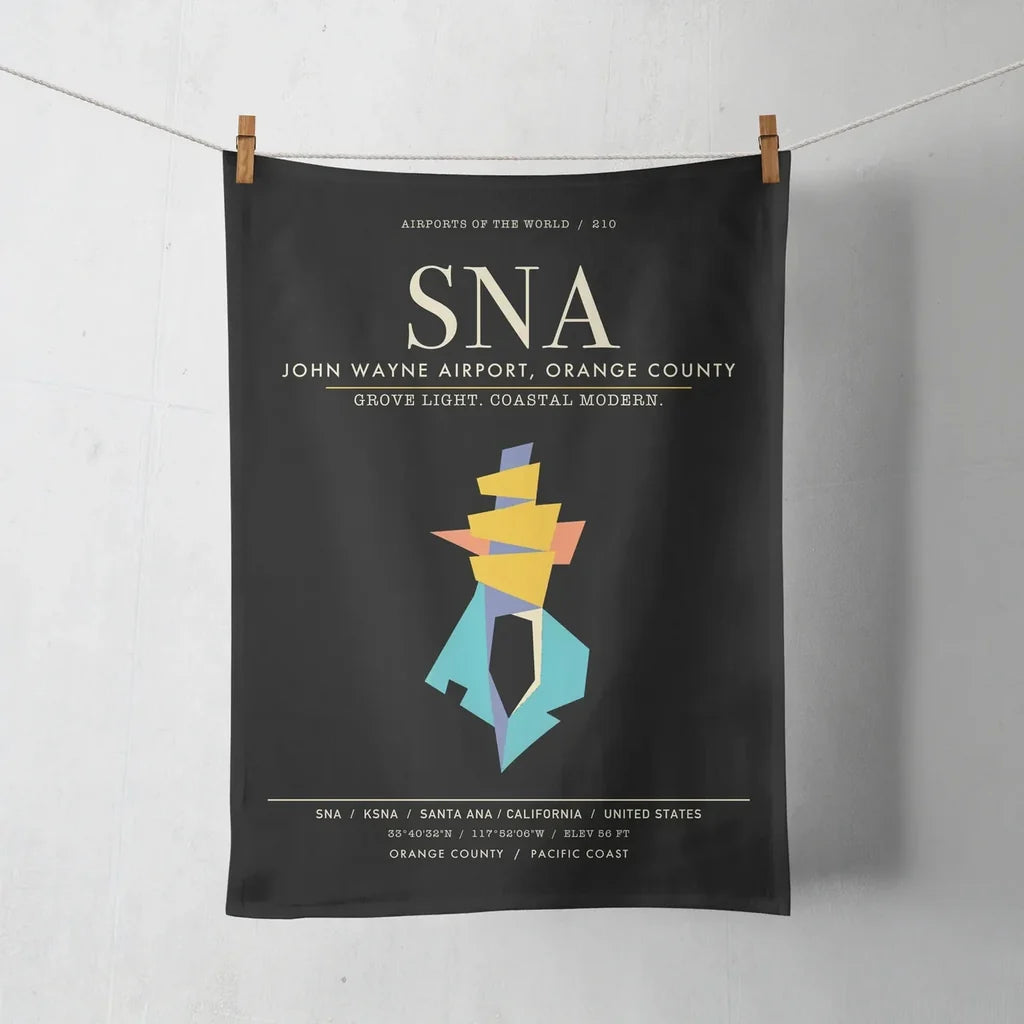 John Wayne Airport Orange County SNA - Black