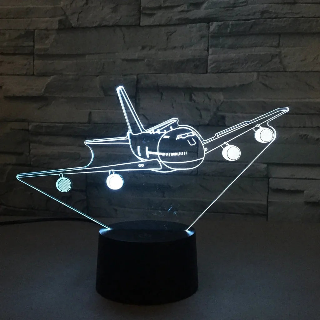 Customisable Boeing 747 3D Lamp - view 9