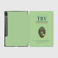 Thumbnail for Thiruvananthapuram International Airport (TRV) design on light green samsung tablet tablet case