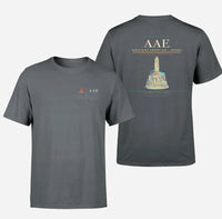 Thumbnail for Rabah Bitat Airport (AAE) design printed on gray double-side t-shirt