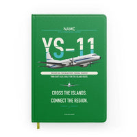 Thumbnail for NAMC YS-11A design on green notebook
