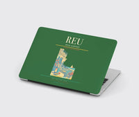 Thumbnail for Reus Airport (REU) design on green MacBook case