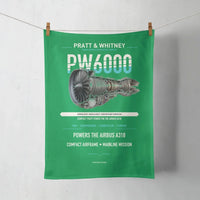 Thumbnail for PW6000 design on green towel