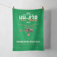 Thumbnail for Kaman HH-43B Huskie design on green towel