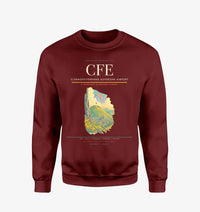 Thumbnail for Clermont-Ferrand Auvergne Airport CFE Sweatshirt - Wine Red