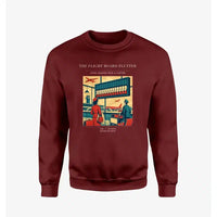 Thumbnail for VINTAGE G4302 - The Flight Board Flutter - Designed Sweatshirts design on winered