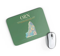 Thumbnail for Ahmed Ben Bella Airport (ORN) design on green rectangle mouse pad