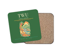 Thumbnail for Tawau Airport (TWU) design on green 1 piece coaster