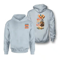 Thumbnail for SIGNAL 676 - The Morning Rises With The Basket - Double-Side Hoodie design on light blue double side hoodie