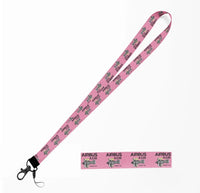 Thumbnail for Airbus A330 & Trent 700 Engine lanyard - pink
