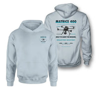 Thumbnail for DJI Matrice 400 design on light blue hoodie