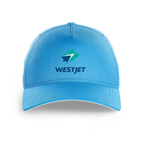 Thumbnail for WestJet Airlines logo printed on light blue cap