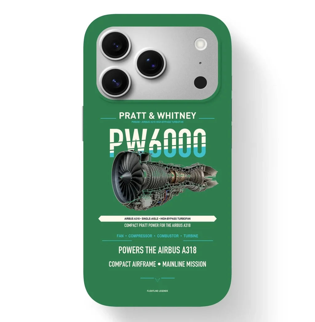 PW6000 Case design on green iphone case