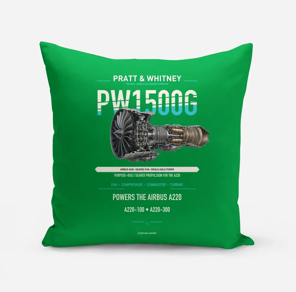 PW1500G design on green pillow