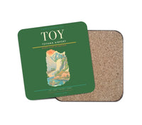 Thumbnail for Toyama Airport (TOY) design on green 1 piece coaster