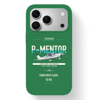 Thumbnail for Tecnam P-Mentor design on green magsafe iphone case, for iPhone 17 Pro