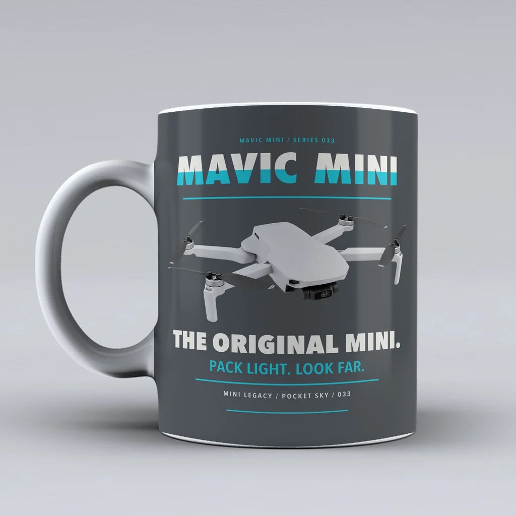 Mavic Mini Mug design on gray dji