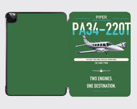 Thumbnail for Piper PA-34-220T Seneca V design on green ipad tablet case