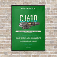 Thumbnail for CJ610 vertical canvas print - framed - green background