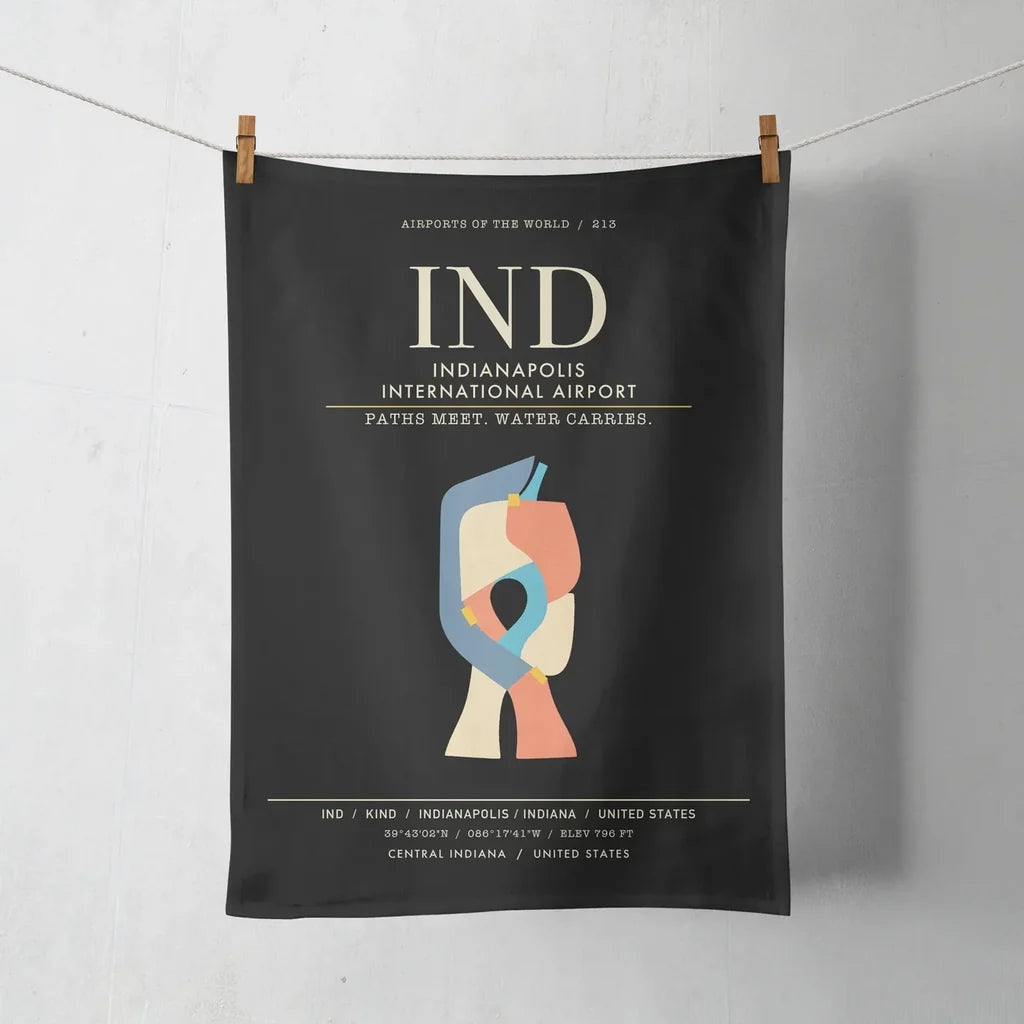 Indianapolis International Airport IND - Black