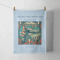 Thumbnail for VINTAGE G4030 - The Record Breakers - Designed Towels design on lightblue
