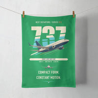Thumbnail for Boeing 737-700 NG design on green towel